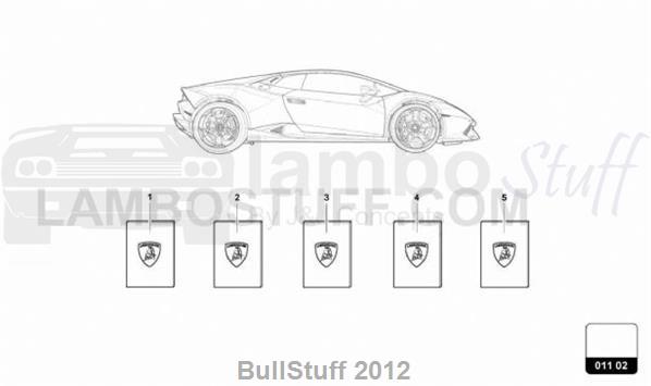 2017 Lamborghini HURACAN LP610-4 COUPE USA VEHICLE WALLET (011.02.00)